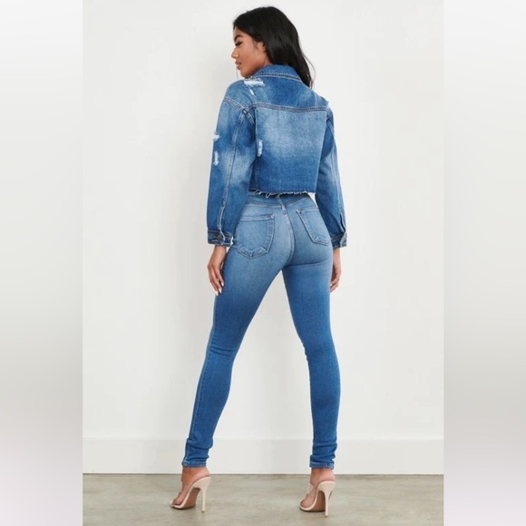 Vibrant M. I. U. Skinny Medium Stone Wash  Jeans  NWT Size 9/28W - Picture 5 of 15